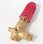 V-TUF C0.086 unloader side view showing handwheel pressure adjustment and bypass port