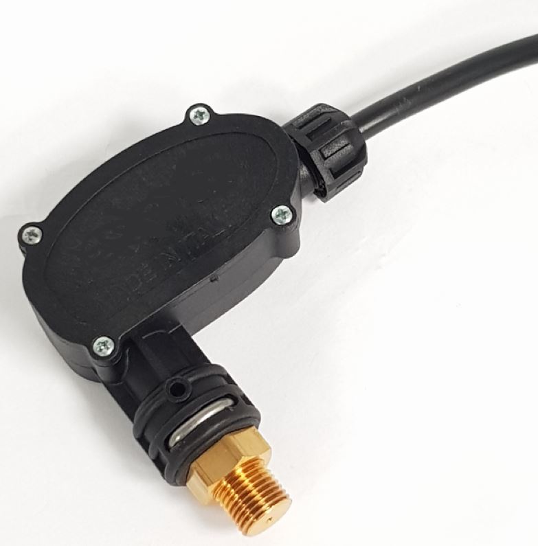 V-TUF C0.140 pressure switch side view showing port connection and lead exit