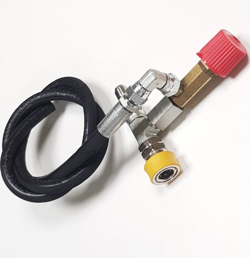 V-TUF C1.510HBEXMSQ steam valve MSQ side view showing valve body and MSQ connection