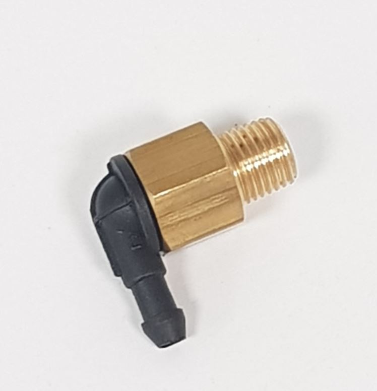V-TUF C2.010 thermal protector valve side view showing 1/4M male BSP thread