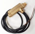 V-TUF brass 90 degree flow switch C3.042 3/8M x 3/8M horizontal or vertical with lead