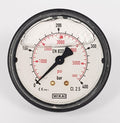 V-TUF pressure gauge 63mm 0-400 Bar C6.240 with 1/4M back entry for high pressure systems