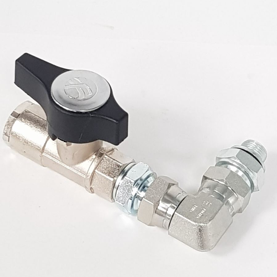 V-TUF C7.038BPKIT priming valve kit showing all components including valve, spring and seal
