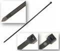 V-TUF cable ties 368mm x 4.8mm black nylon I9.3842 bag of 100 for cable management