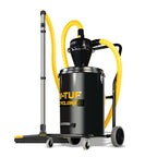 V-TUF 77L cyclonic separator tank CYCLONX3 with 38mm hose attachments, front view