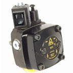 V-TUF D1.033 110V DEL fuel pump close-up showing 8mm shaft end and outlet port
