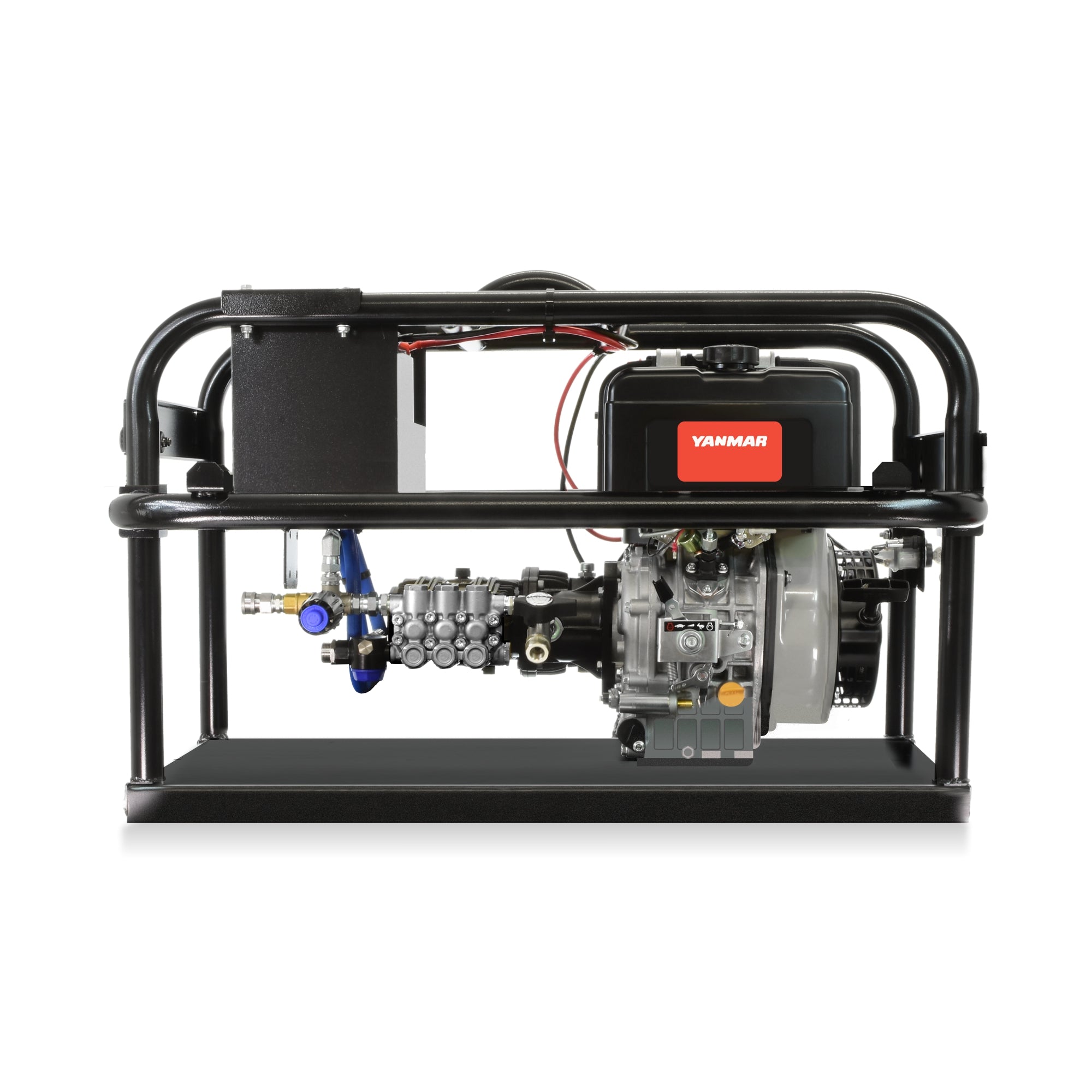 V-TUF GB110 Industrial 13HP Gearbox Driven Honda Petrol Pressure Washer - 3000psi, 200Bar, 21L/min - Roll Cage Frame