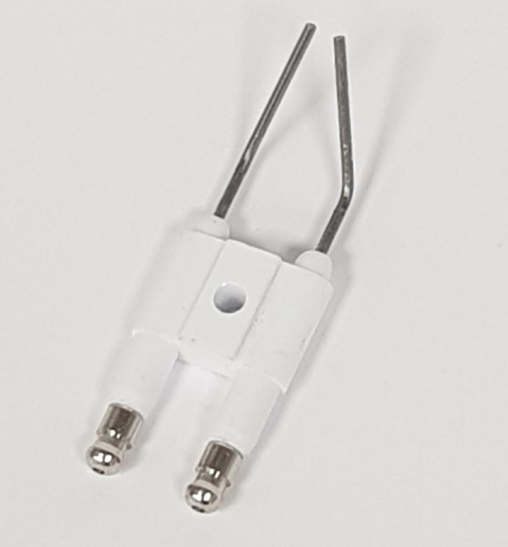 V-TUF D6.011 K electrode side view showing ceramic insulator and electrode tip