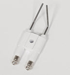 V-TUF D6.011 K electrode side view showing ceramic insulator and electrode tip