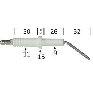 V-TUF electrode set M single D6.054 for hot water pressure washer ignition
