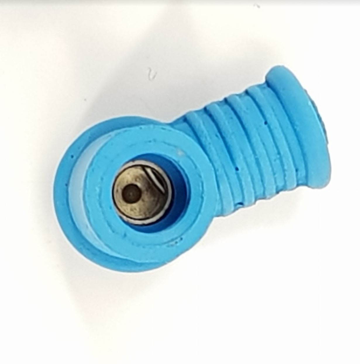 V-TUF D7.031 pair of 90 degree insulated caps showing push and screw HT lead connections
