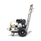 V-TUF DD065SSE stainless frame electric start washer side view showing Honda GX200 and electric start