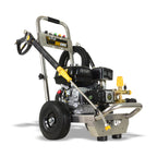 V-TUF DD065 angle view showing stainless steel frame, hose reel and lance holder