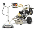 V-TUF DD080 Honda 9HP pressure washer DD080-KIT1 with 21 inch tufTURBO stainless surface cleaner