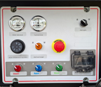 V-TUF DELUGE500HCTXM30015 angle view showing 500L tank capacity and hot box assembly