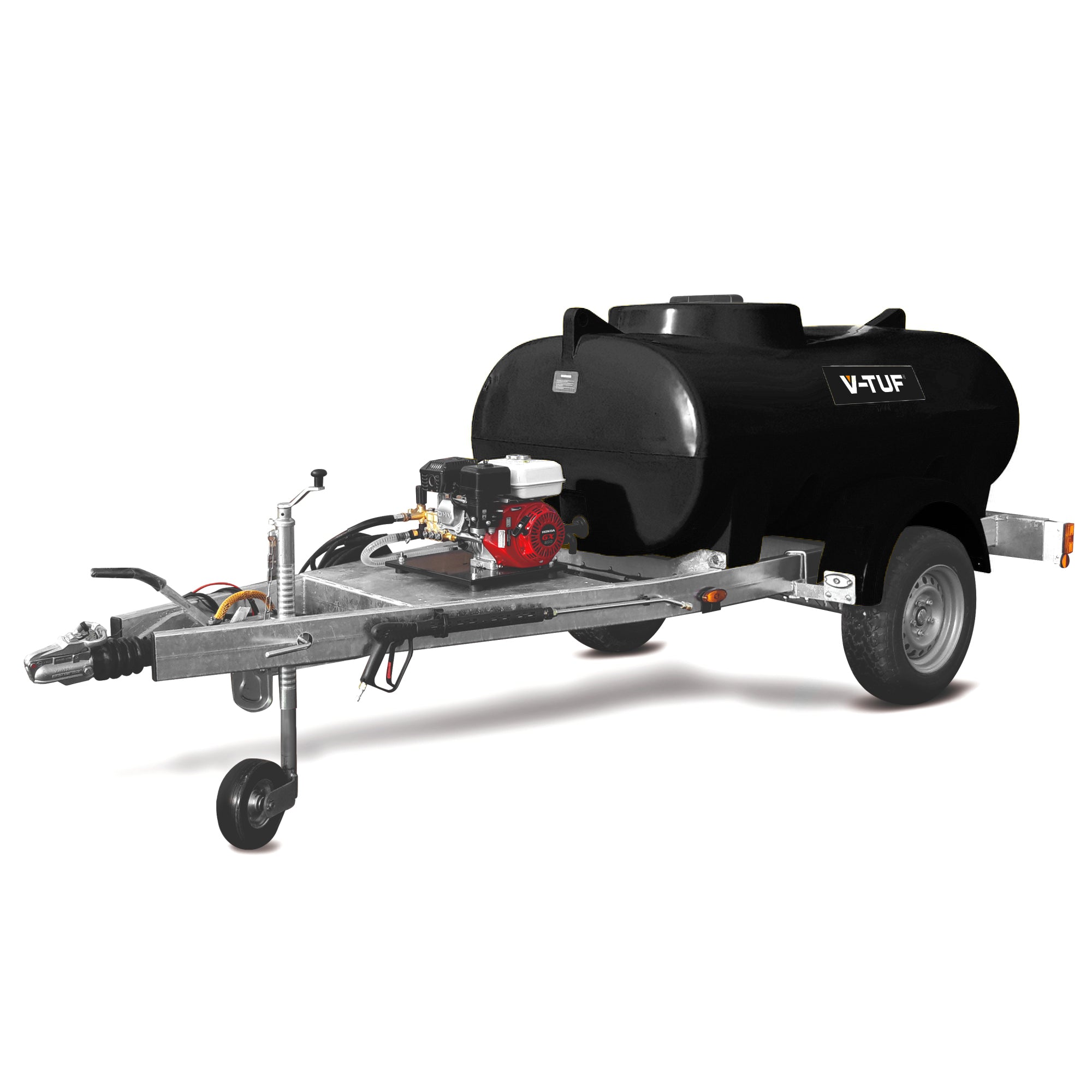 V-TUF DELUGE 1125L highway trailer bowser DELUGE1125HWTGB130 13HP Honda gearbox 250 Bar