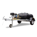 V-TUF DELUGE 500L highway trailer bowser DELUGE500HWTDD065 6.5HP Honda 165 Bar 13L/min, front view