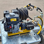 V-TUF DELUGE500HWTDD065 side view showing 500L tank, Honda engine and direct drive pump