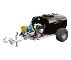 V-TUF DELUGE700ATVGB130 13HP Honda gearbox driven 700L bowser pressure washer 250 Bar, front view