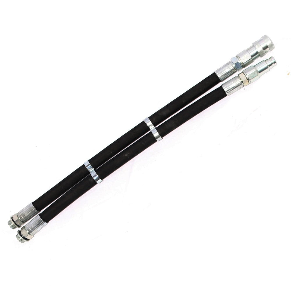 V-TUF 500mm breaker hose tail DWFK212005HC with ISO16028 flat face couplings fitted both ends