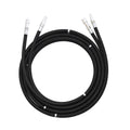 V-TUF 6m breaker hose DWFK21206HCC with ISO16028 flat face couplings fitted, black rubber body