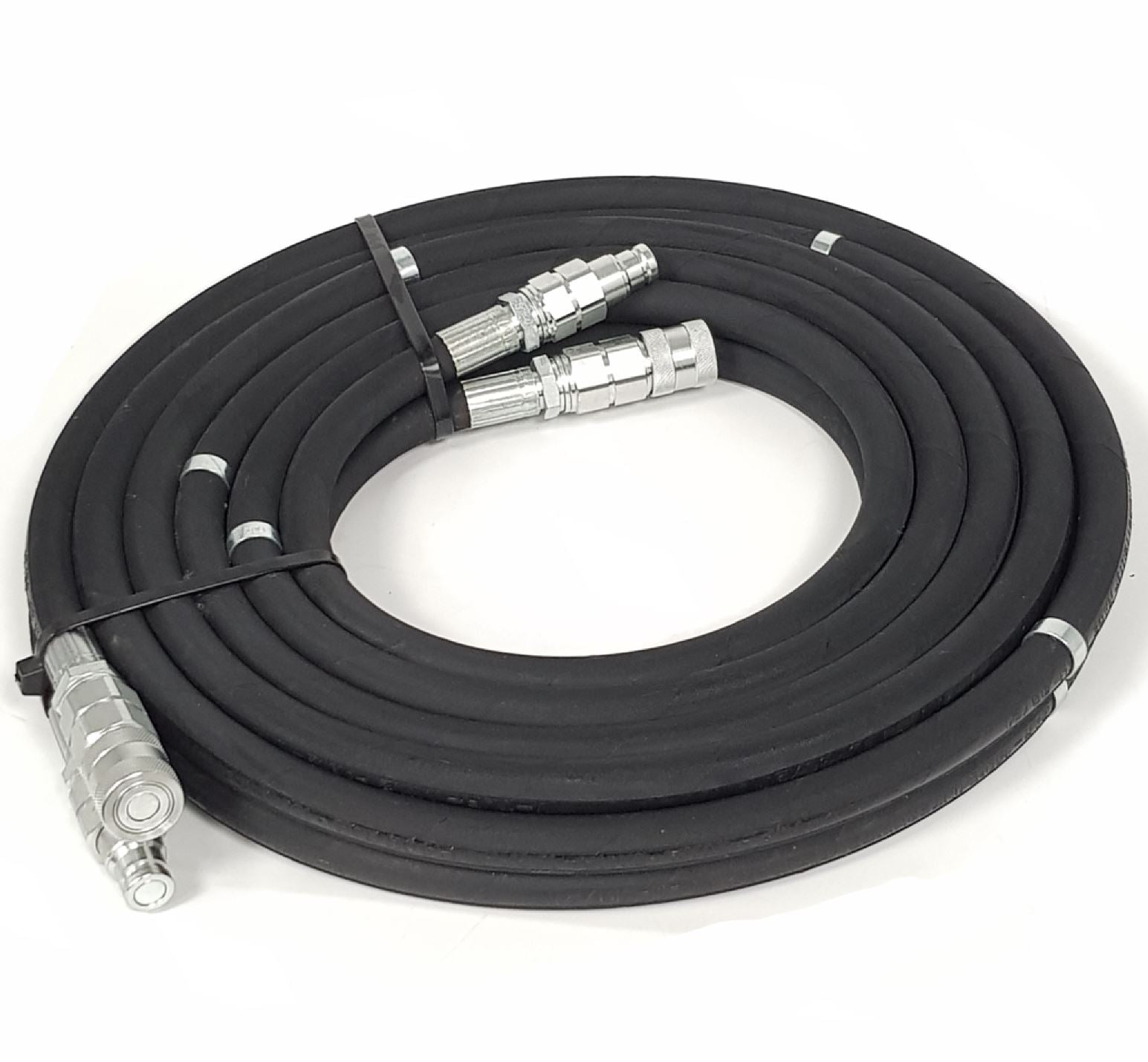 V-TUF breaker hose set showing hose length and 1/2 inch BSP male end fittings