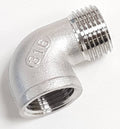 V-TUF BSP stainless 90 degree eKgow EGS/FB8/MB8 1/2F x 1/2M for pressure washer fittings
