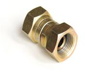 V-TUF brass BSP adaptor FB8/FB12, 1/2 inch female to 3/4 inch female reducing coupling