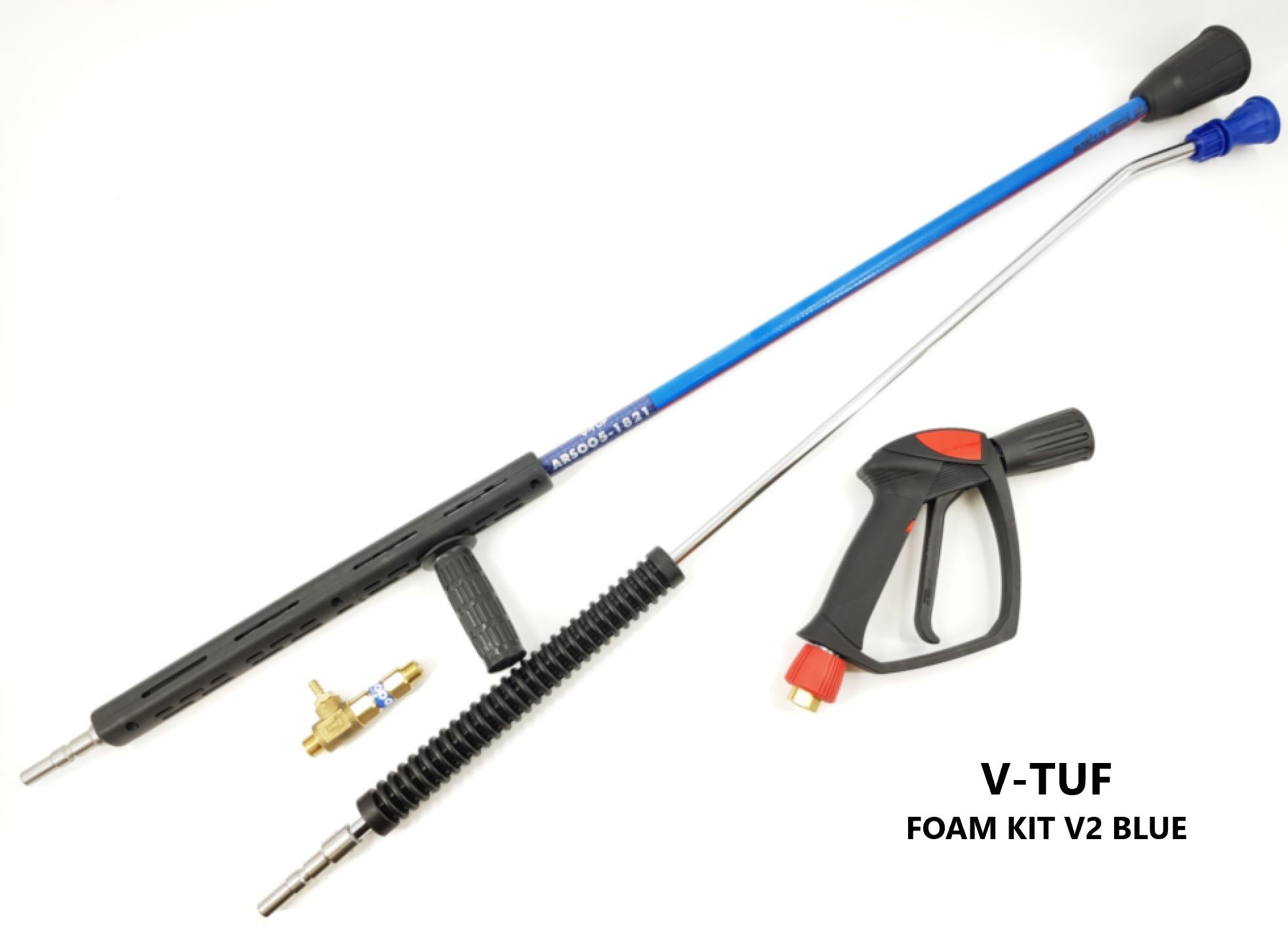 V-TUF Blue OPTI-FOAM injector kit V2 FOAMV2 for foam cleaning with pressure washers