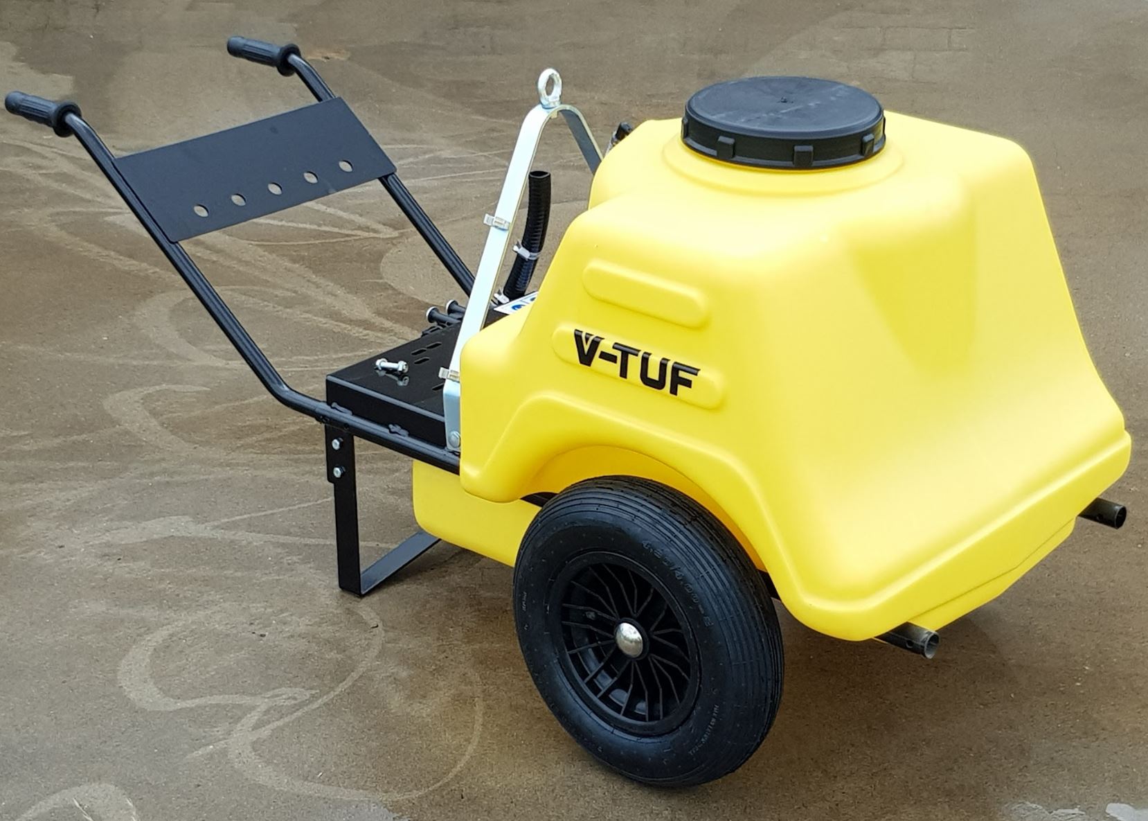 V-TUF FRAME4-BIO bowser frame with 50% recycled plastic tank for TORRENT 2, front view