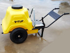 V-TUF FRAME4-BIO bowser frame angle view showing 50% recycled plastic tank capacity