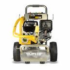 V-TUF GB110XP angle view showing stainless frame, XP hose and gun assembly