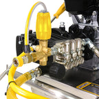 V-TUF GB110 property kit angle view showing machine and surface cleaner