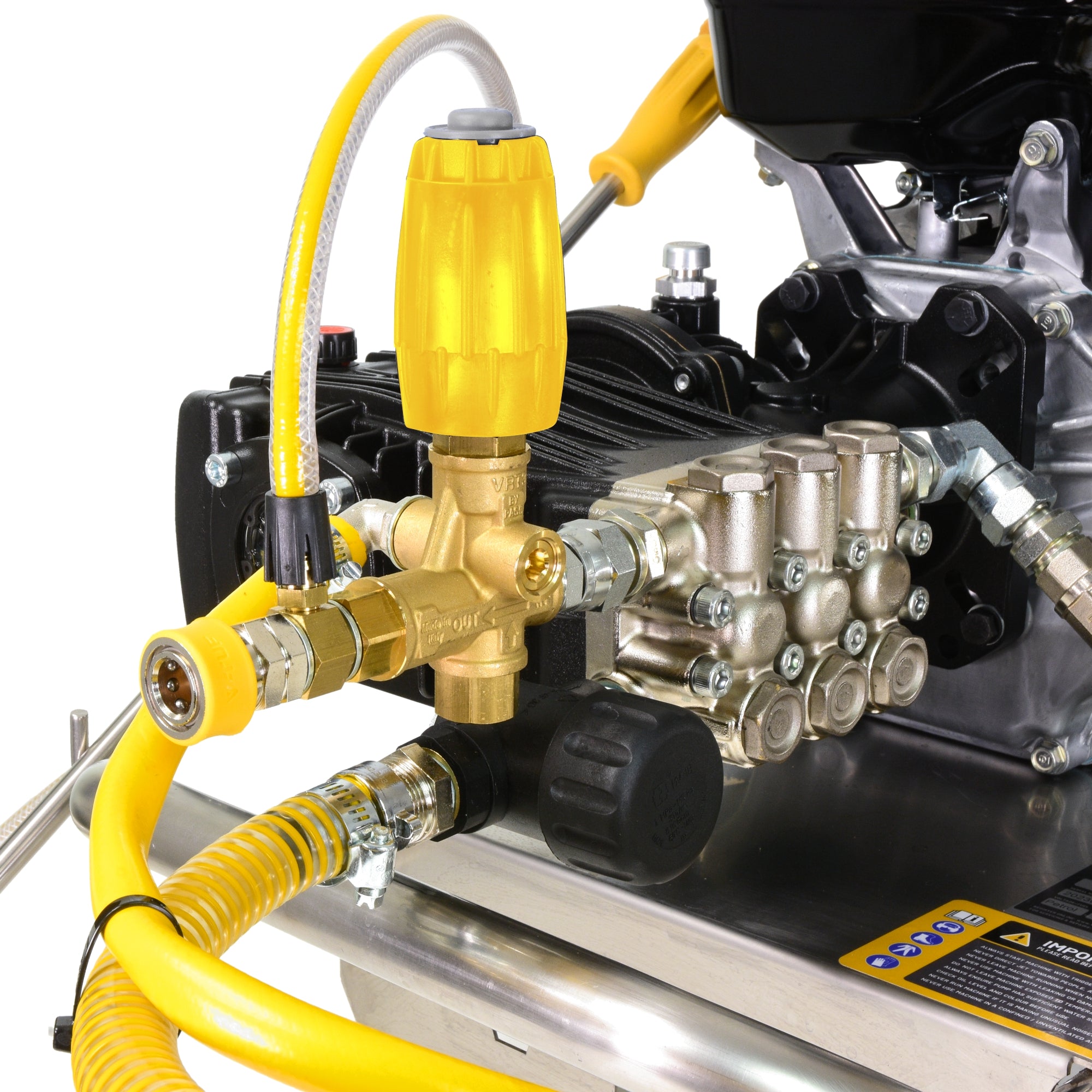 V-TUF GB110 property kit angle view showing machine and surface cleaner