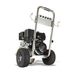 V-TUF GB130 spec plate showing 250 Bar 15L/min 13HP Honda rating