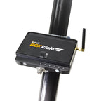 V-TUF GCX VISIO wireless monitor display showing live camera feed in gutter