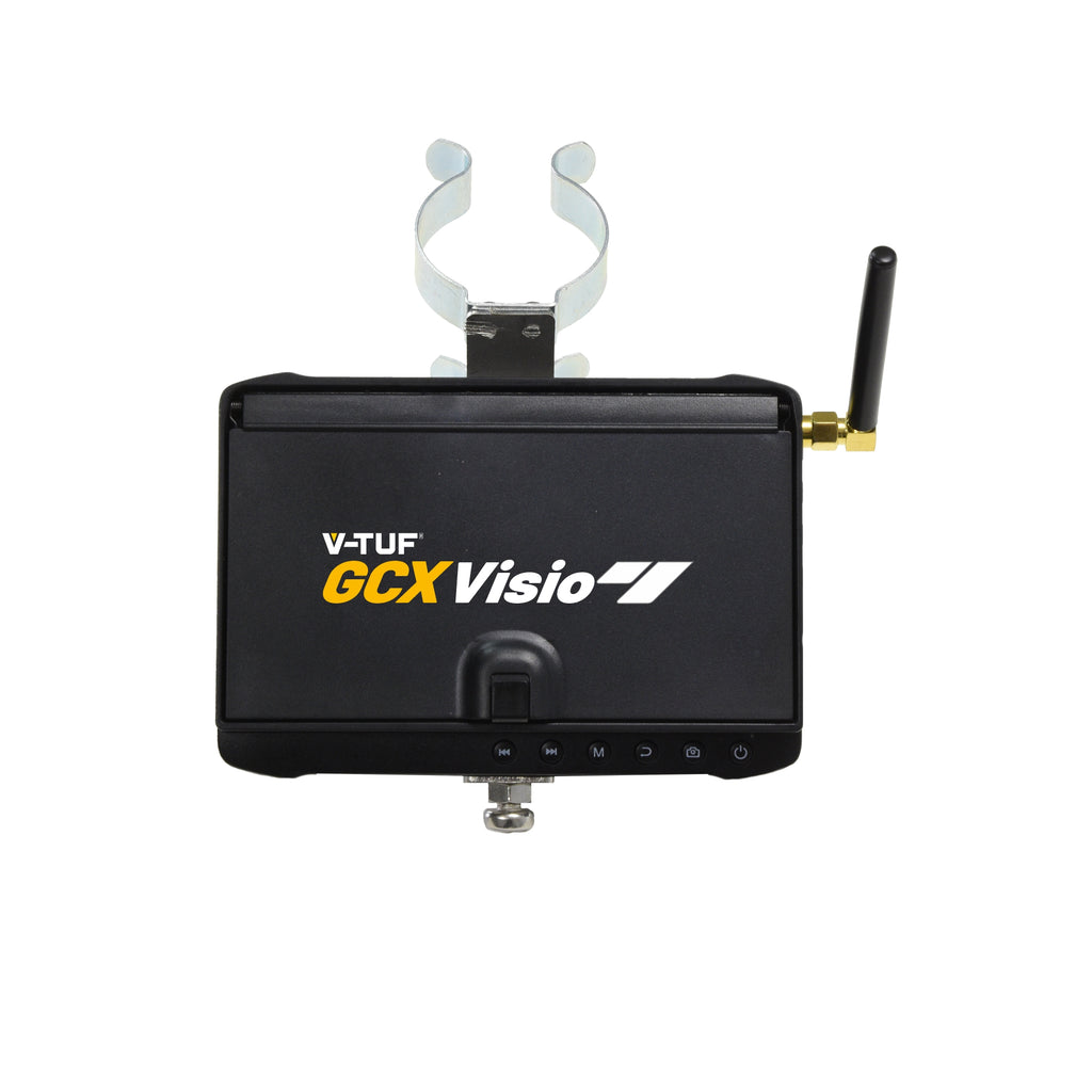 V-TUF GCX VISIO kit recording feature showing SD card slot and playback controls