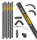 V-TUF GCX high level gutter cleaner kit GCX38-24PC 24.6ft 7.5m with 38mm poles and pipe tools