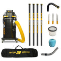 V-TUF GCX4000 1.75kW 37L cyclone vacuum GCX4000-240-KIT1 with 20ft carbon fibre gutter cleaning kit