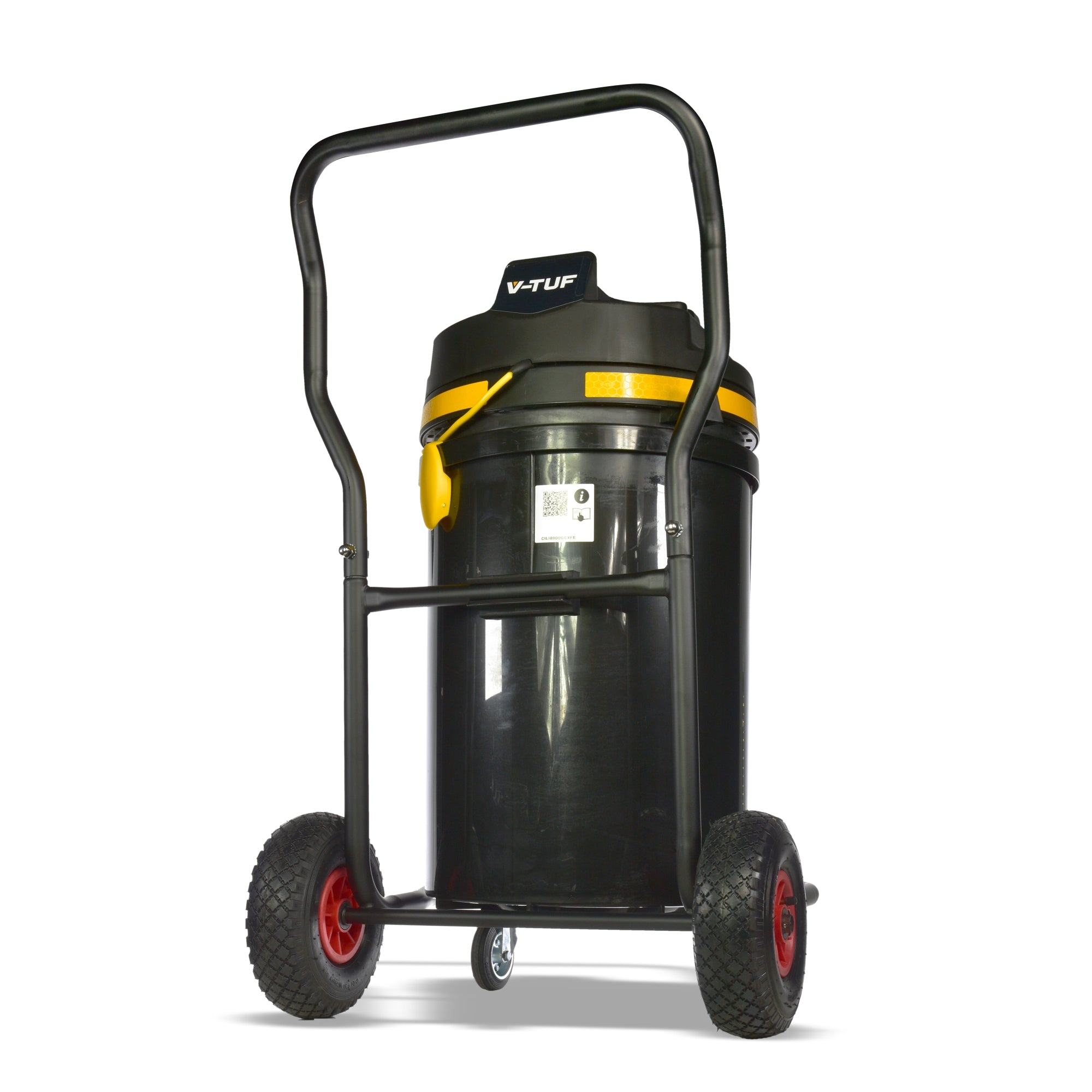 V-TUF GCX8000 vacuum close-up of cyclone separator and 80L drum capacity