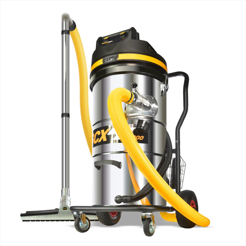V-TUF GCX9000 2.5KW 100L WET & DRY Industrial Powerful Vacuum Cleaner - Side Entry & Cyclone Tech - 110V (Transformer