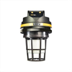 V-TUF GCX9000-240 vacuum close-up showing 100L capacity, side entry port and controls