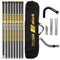 V-TUF GCX HIGH LEVEL 40ft GUTTER KIT -  CARBON FIBRE 40ft (12M) REACH 50MM POLES  - FITS GCX SIDE INLET MACHINES