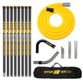 V-TUF GCX carbon fibre gutter kit GCXCF5038-40 40ft 8pcs 1.5m with eKgow nozzle and 15m 38mm hose