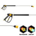 V-TUF tufGUN350 OPTI-GUN with 900mm straight lance and chemical rose nozzle kit GLCNKIT15A