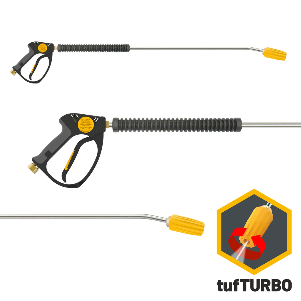 V-TUF tufGUN350 fixed lance with 900mm bent lance and 350 Bar turbo nozzle 055 size GLTNKIT15-055