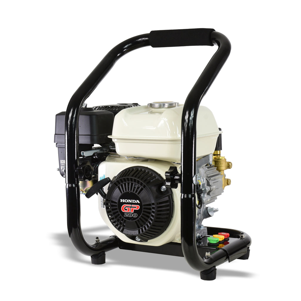 V-TUF GPT200C carry frame side view showing Honda GP200C engine and carry handle