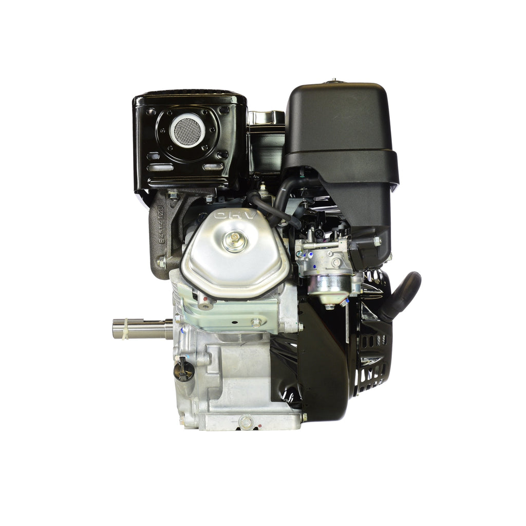 V-TUF Honda GX270 Black Edition close-up showing oil alert sensor and low oil shutdown