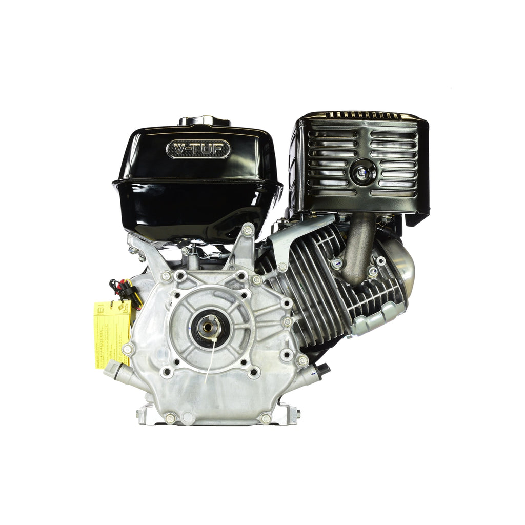 V-TUF Honda GX390 engine top view showing air filter housing and fuel tank