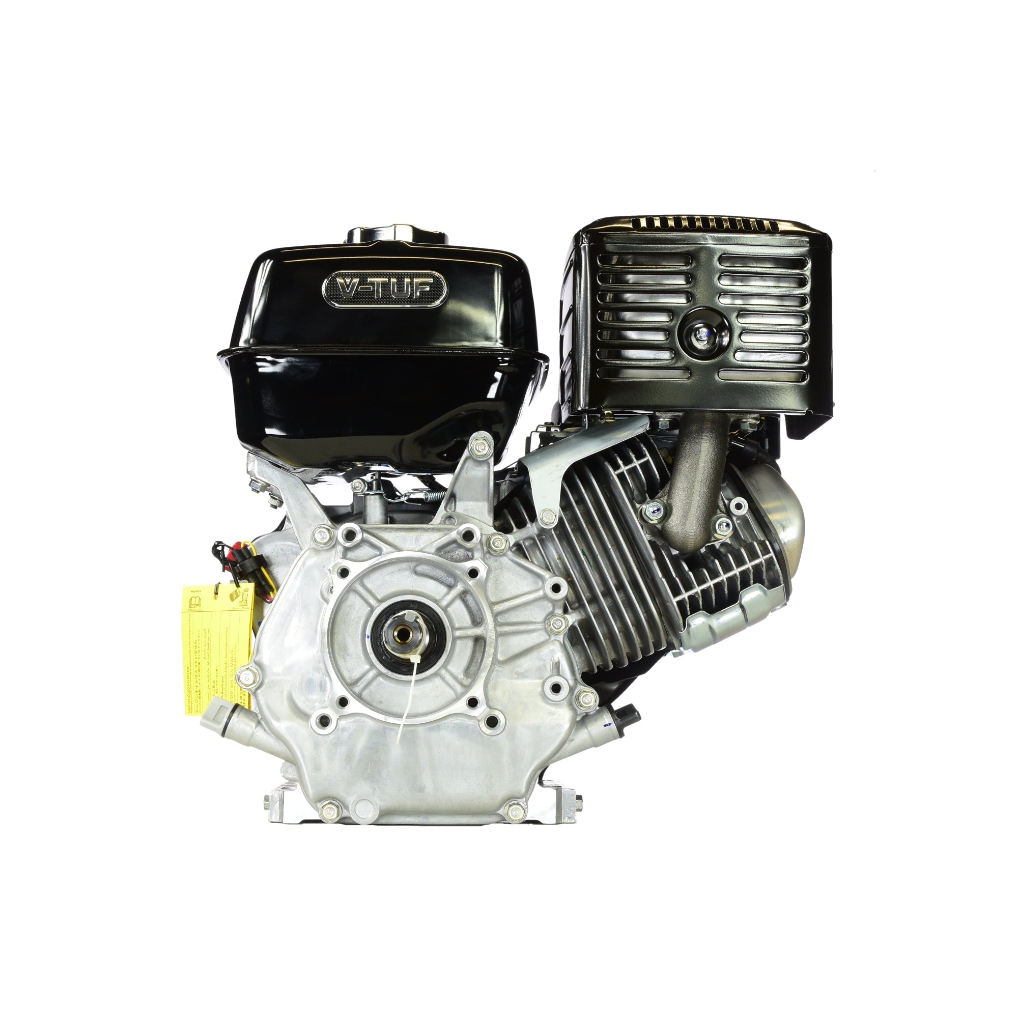 V-TUF Honda GX390 engine top view showing air filter housing and fuel tank